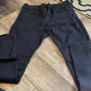 Express mid rise black leggings